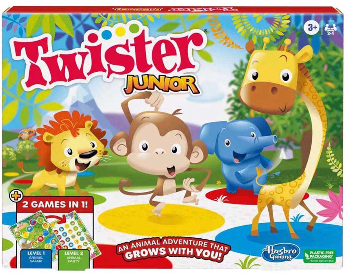 Hasbro Twister Junior Spel - Behendigheidsspel voor kinderen vanaf 3 jaar