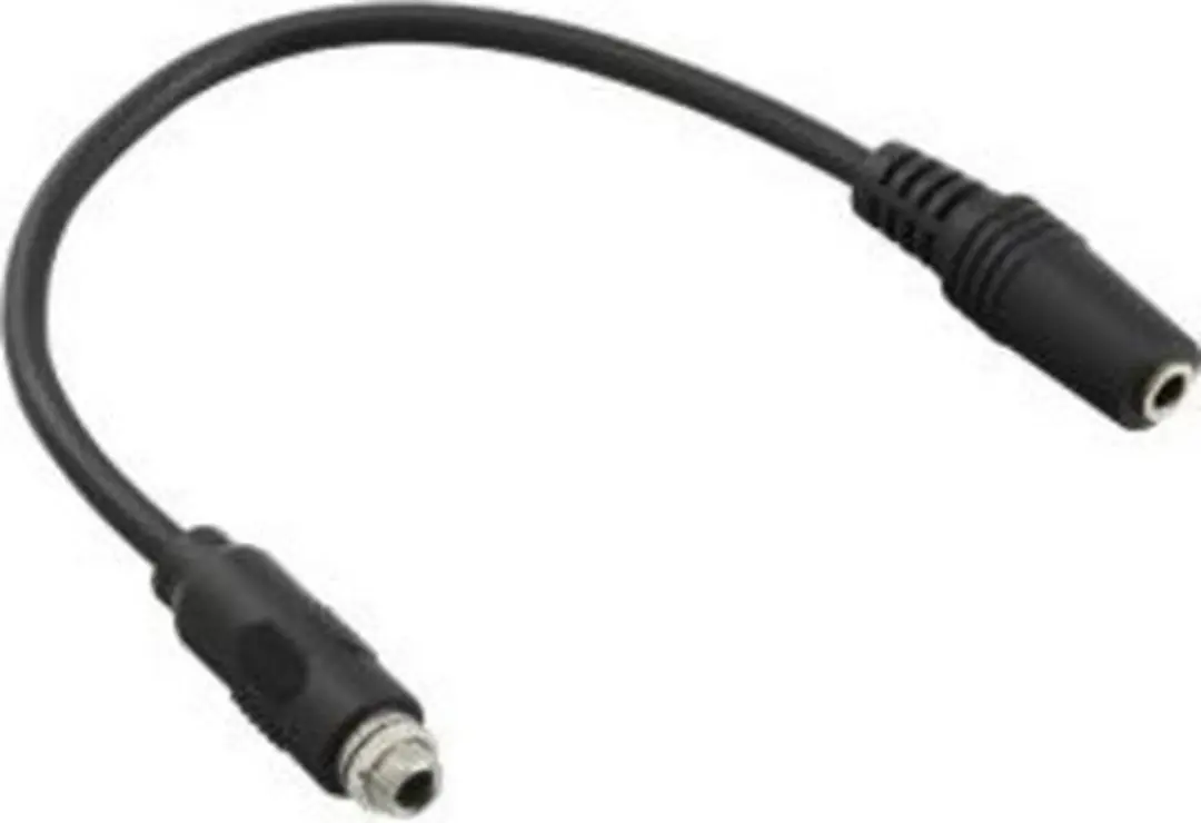 InLine 3,5mm Jack Adapter - 0,6m - Zwart