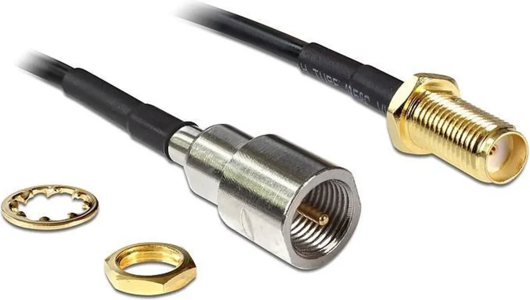 Delock SMA FME Stecker 200mm - Zwart