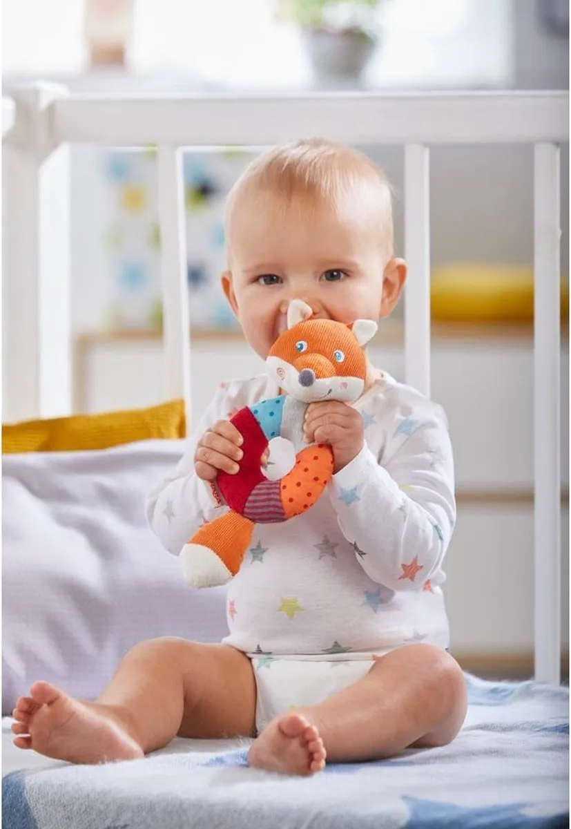 Haba Foxie Junior Rammelaar 23x9,5cm - Oranje/Rood