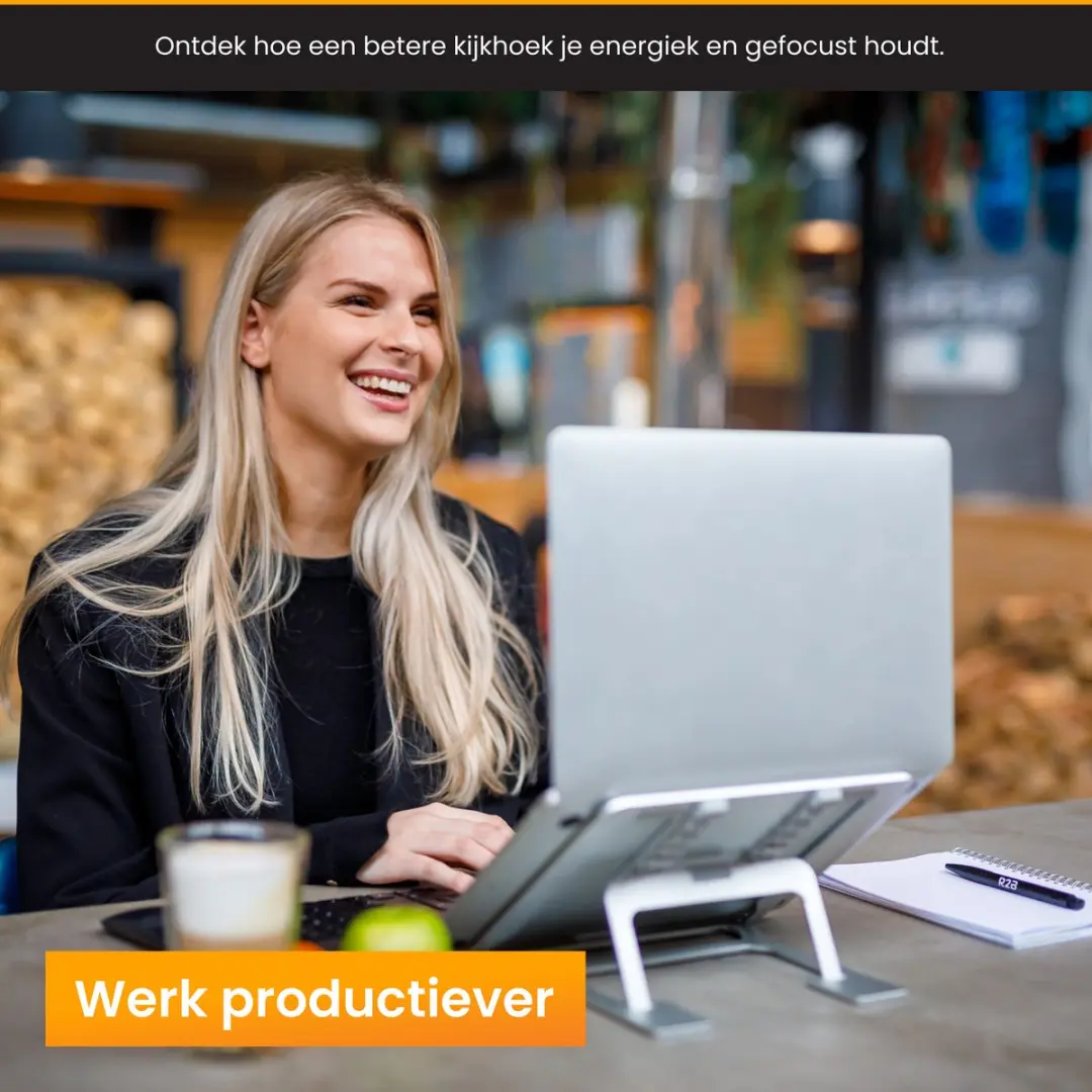 R2B Laptopstandaard Verstelbaar 10-17" - Zilver