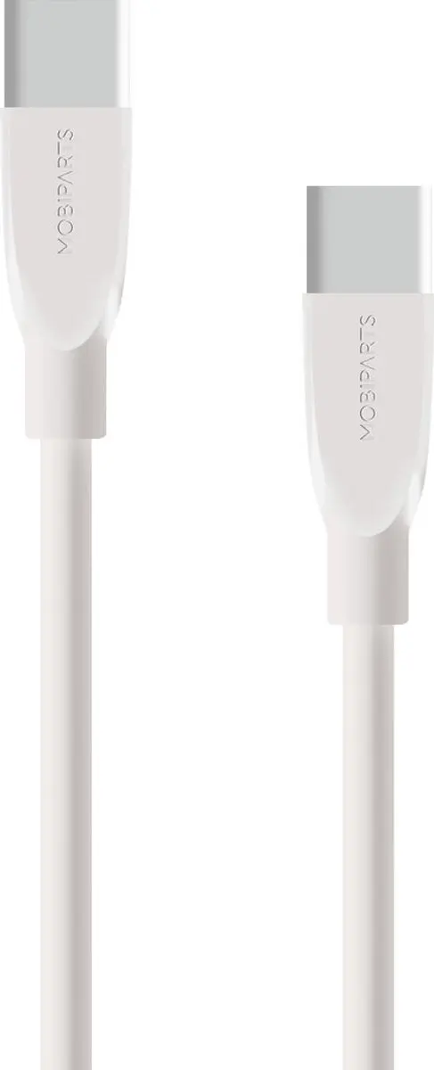 Mobiparts USB-C Kabel 3A/60W 1m - Wit
