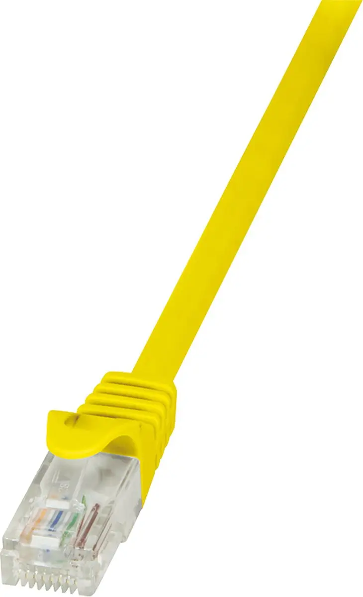Logilink CP1057U Netwerkkabel CAT 5e Geel 2m