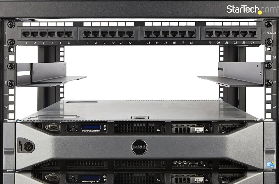 Startech 1U Server Rack Rails UNIRAILS1UB - Zwart