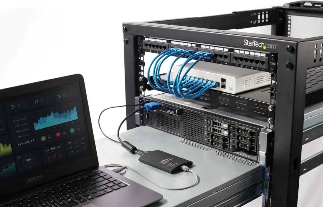 Startech VGA USB KVM Switch NOTECONS02 - Zwart