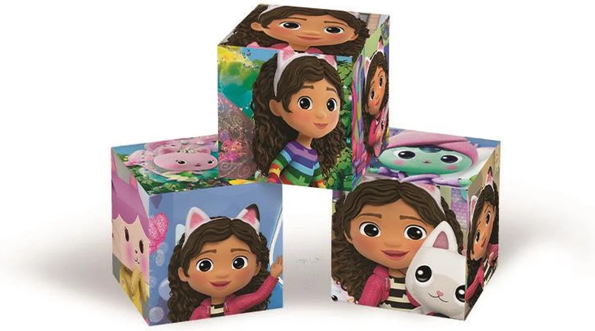 Clementoni Gabby's Dollhouse 12-delige Puzzel - 6 Afbeeldingen - Vanaf 3 jaar