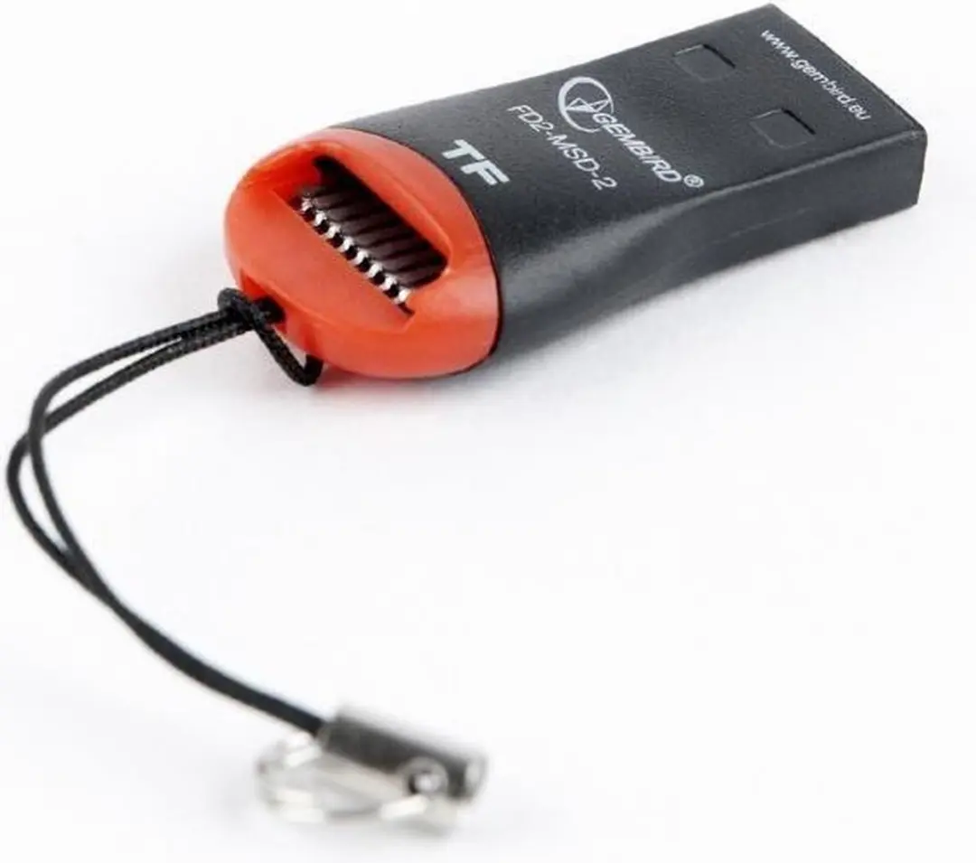 Gembird FD2-MSD-2 MicroSD Kaartlezer - USB 2.0 - Multi colour