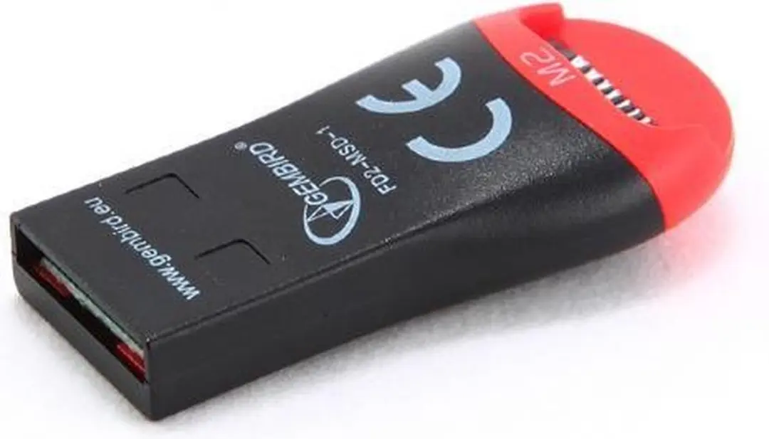 Gembird FD2-MSD-2 MicroSD Kaartlezer