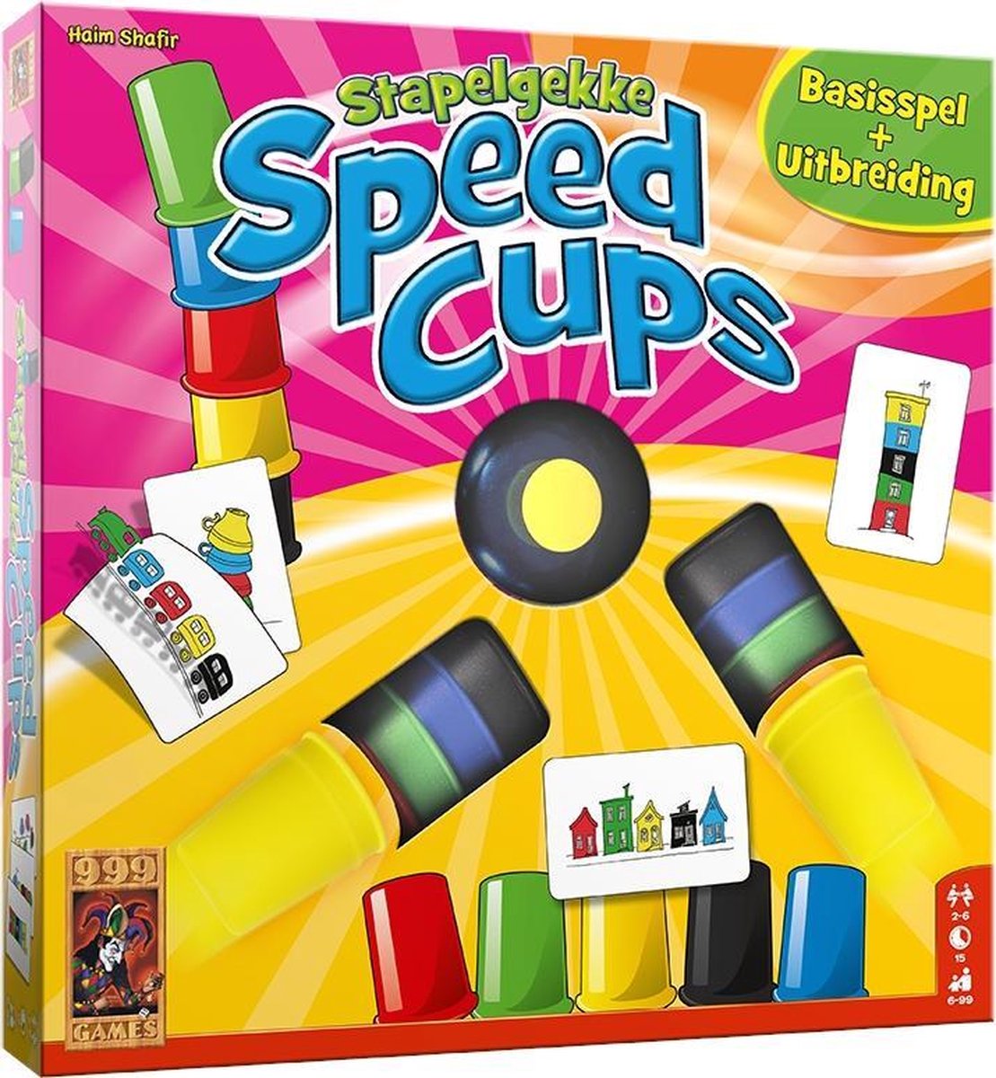 999 Games - Stapelgekke Speed Cups - Actiespel - Vrolijk actiespel voor het hele gezin - Kinderspel - Familiespel