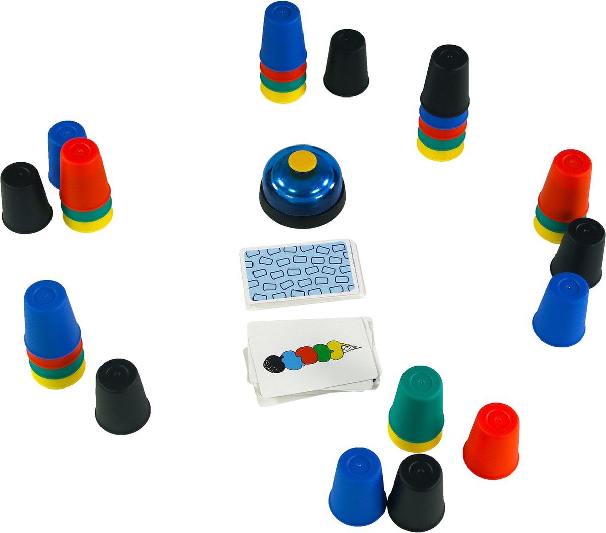 999 Games - Stapelgekke Speed Cups - Actiespel - Vrolijk actiespel voor het hele gezin - Kinderspel - Familiespel