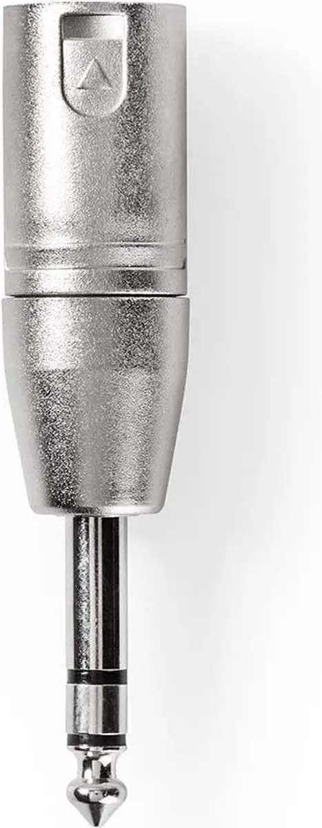 Nedis XLR-Adapter 3-Pins Male 6,35mm Male