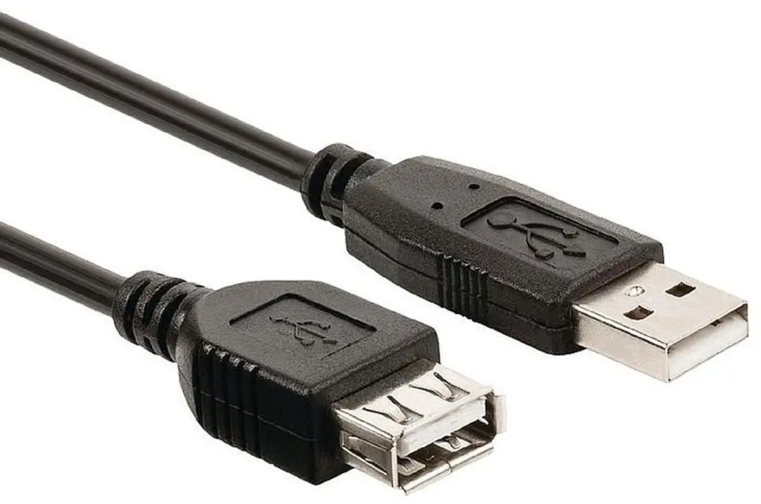 Goobay USB2.0 Verlengkabel 0,3m - 10 Stuks - Zwart