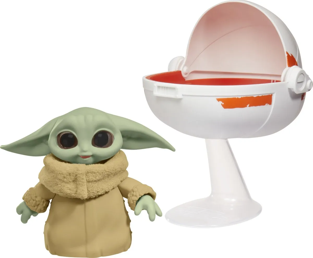 Star Wars The Mandalorian Wild Riding Grogu Speelfiguur - Multikleur
