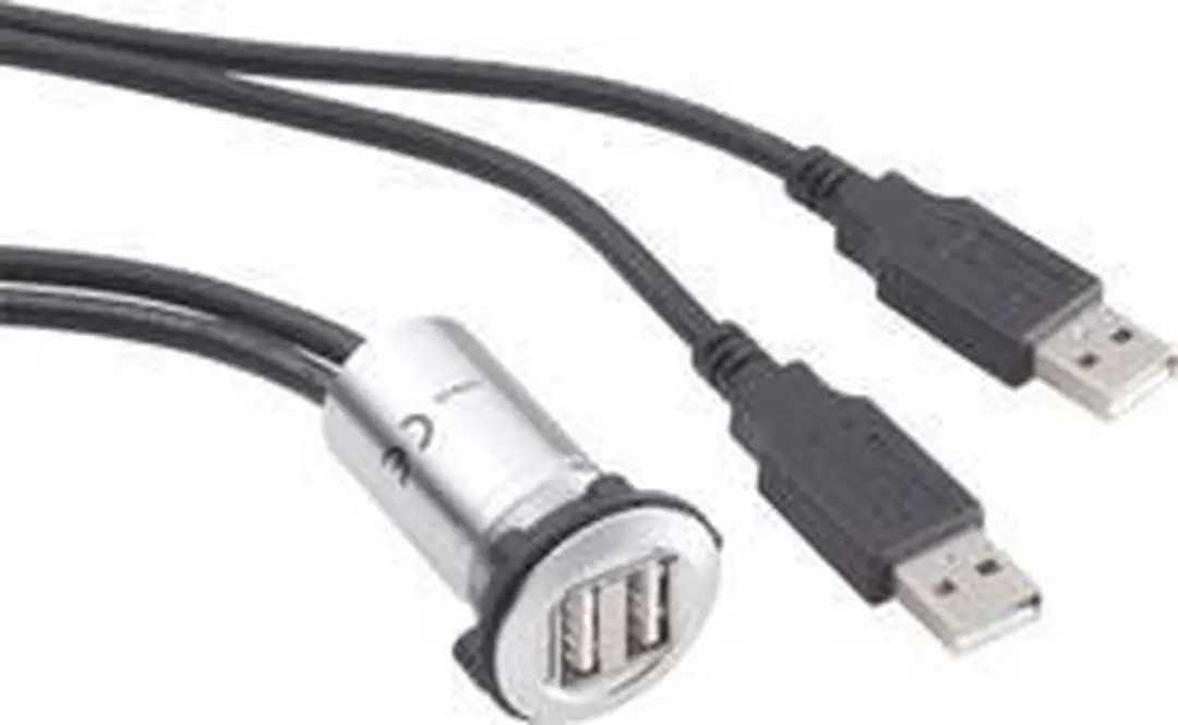 Tru Components USB-06 Dubbele USB-inbouwbus 2.0
