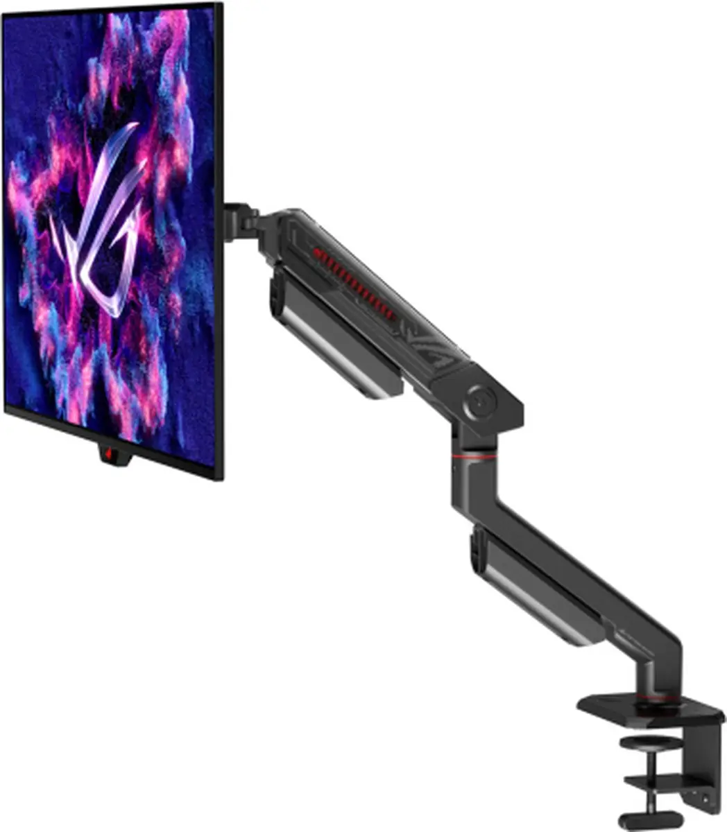 ASUS ROG Ergo Arm AAS01 Monitorsteun 34" - Zwart - afbeelding 2 van 5