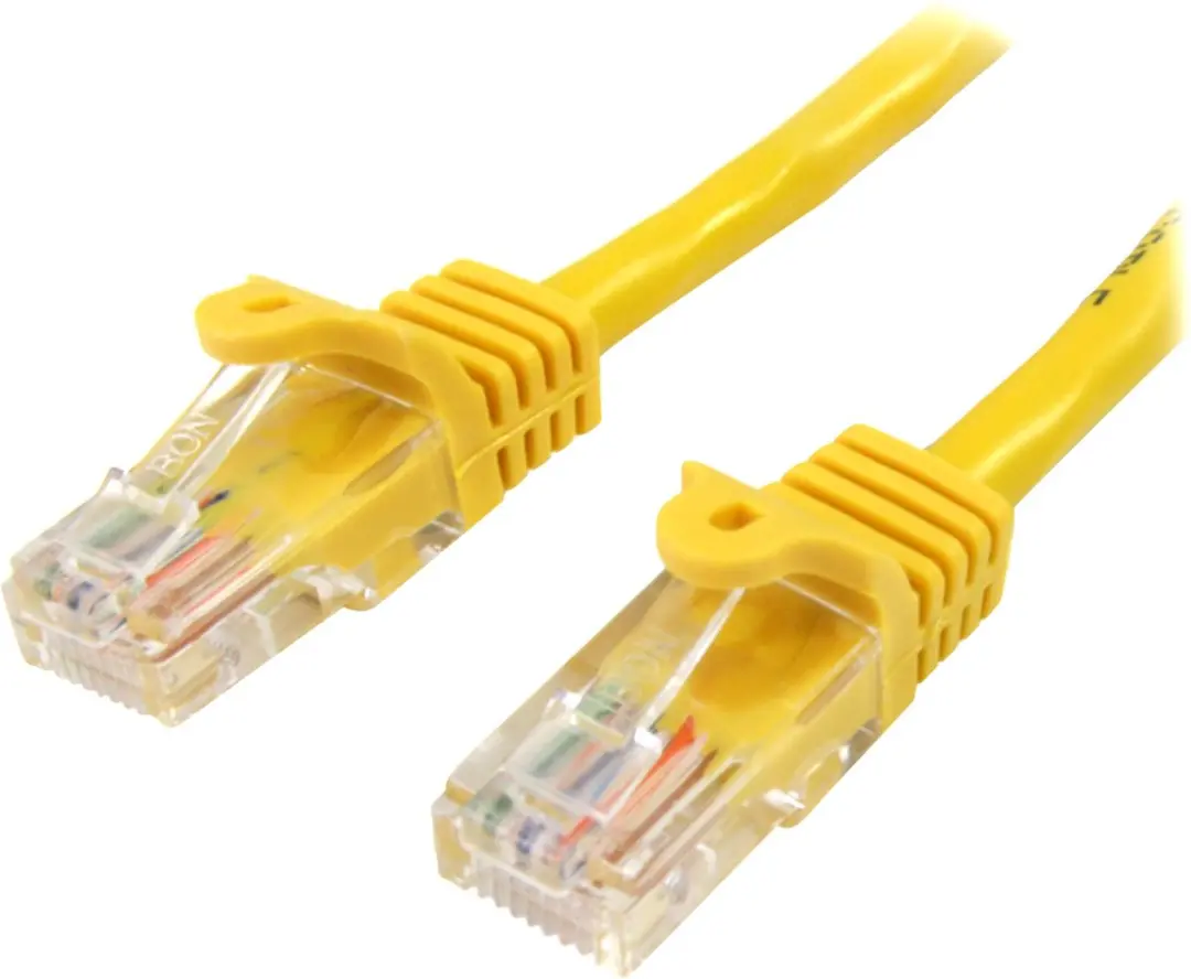Startech Cat5e Ethernet Kabel 0,5m Geel
