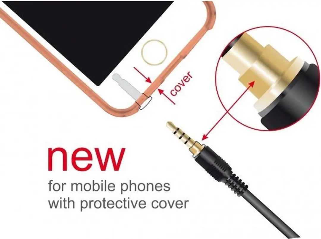 Delock 3,5mm Jack 4-polig Audio/Video Kabel - Haaks - 3m