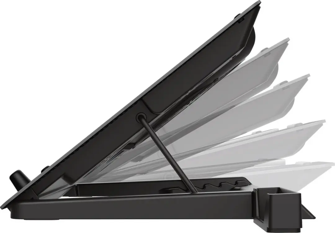 Trust GXT 1125 Koelstandaard 5 Ventilatoren - 17 Inch - Zwart