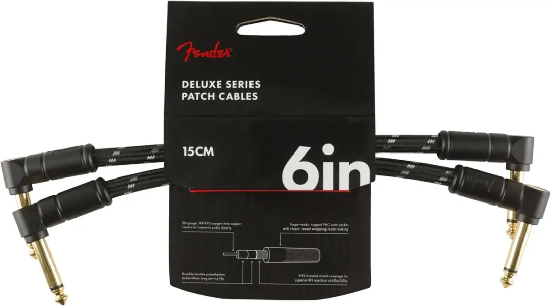 Fender Deluxe Series Instrumentkabel 150mm