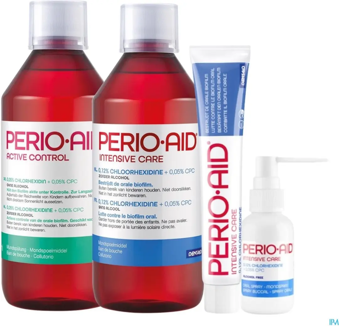 Perio Aid Intensive Care Mondspoelmiddel 0,12% CHX 500ml
