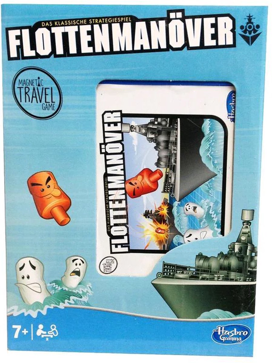 Hasbro Magnetic Travel Battleship - Reisspel voor onderweg - Speelgoed