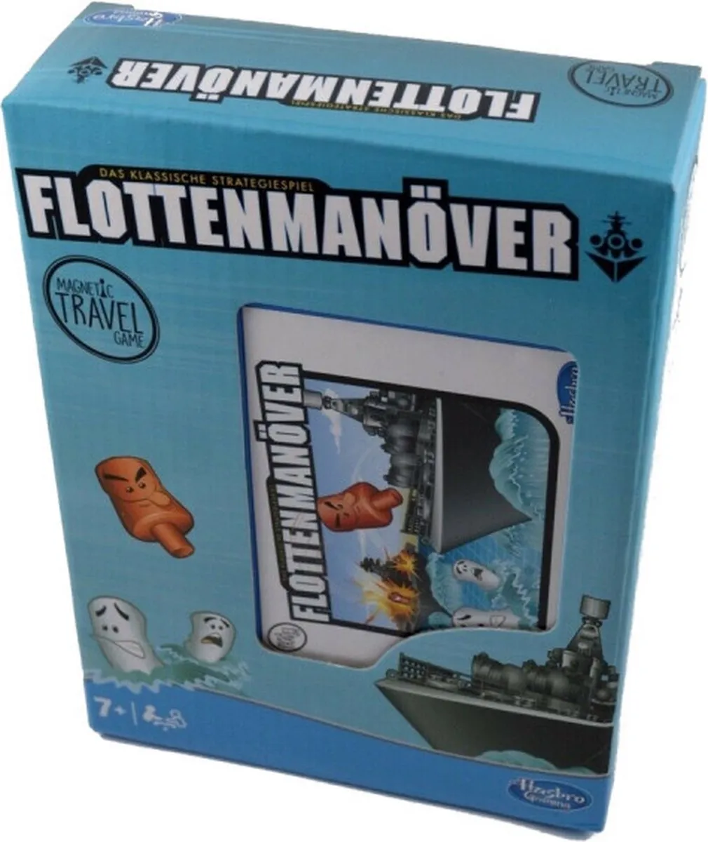 Hasbro Magnetic Travel Battleship Reisspel - 2 Spelers