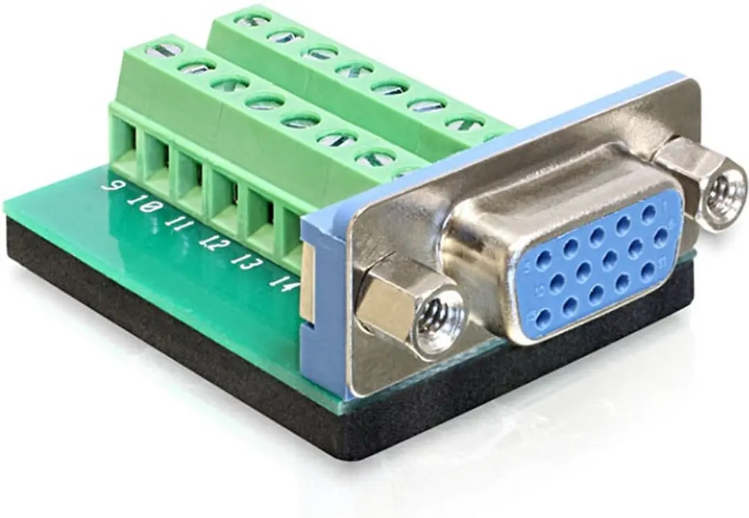 Delock VGA Adapter Terminalblock 16pin