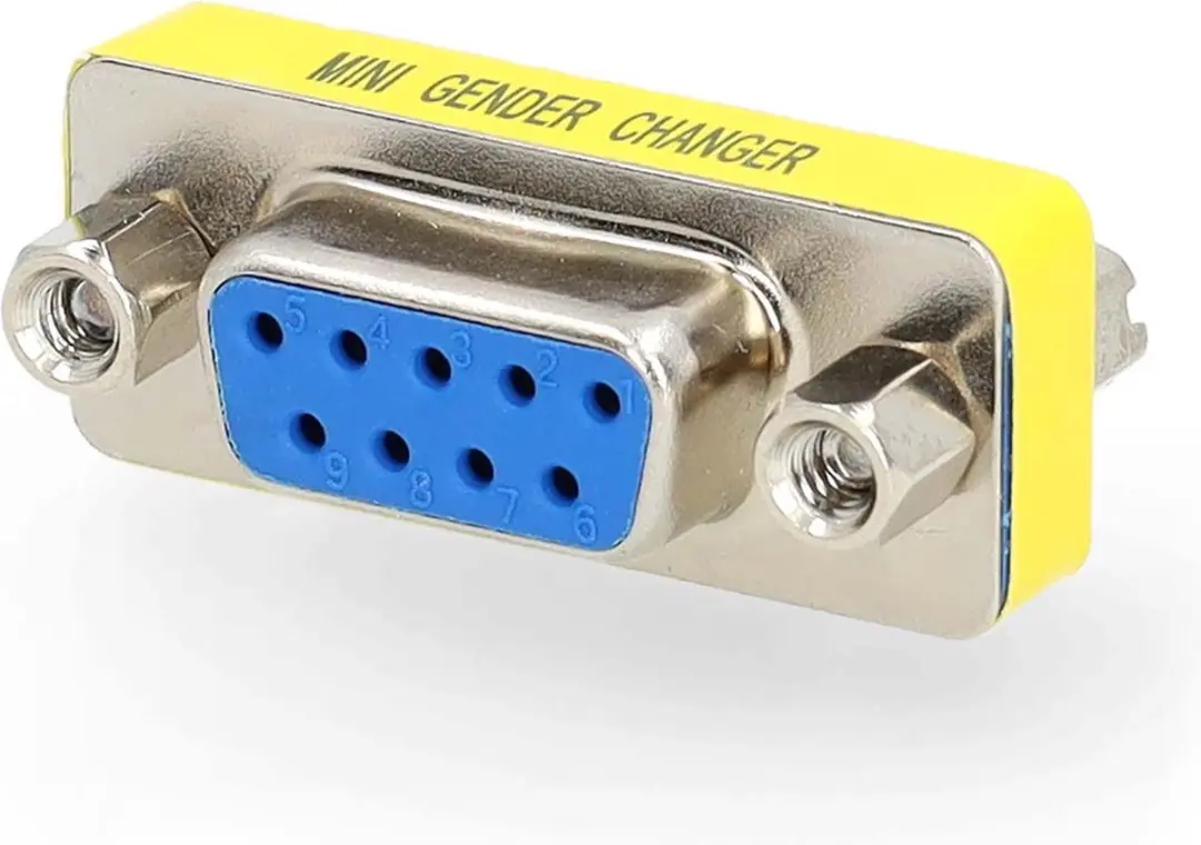 Nedis CCGB52810ME Seriële Adapter D-SUB 9-Pins Female - Vernikkeld Metaal