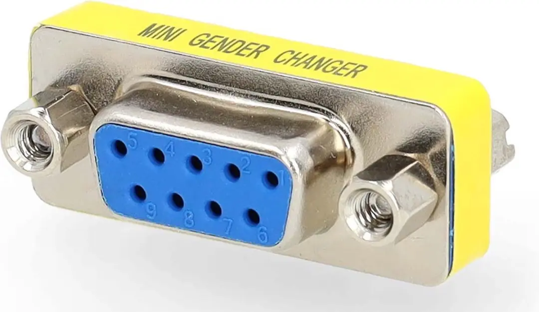 Nedis CCGB52810ME Seriële Adapter D-SUB 9-Pins Female - Vernikkeld Metaal