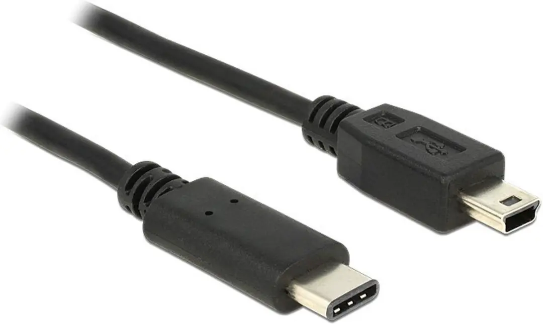 Delock USB-C naar USB 2.0 Mini Male Kabel 1m
