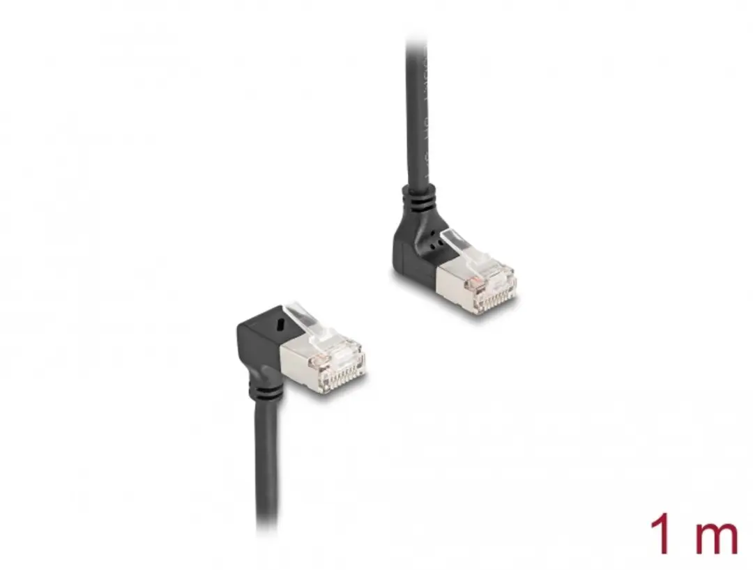Delock Cat.6A S/FTP RJ45 Kabel 90°