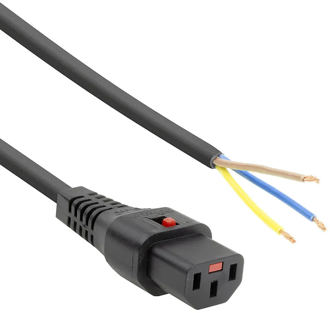 ACT PC1026 AK5084 Netsnoer C13 IEC Lock