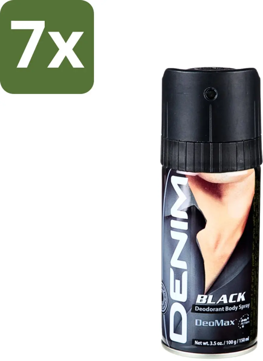Denim Deodorant Aerosol Black
