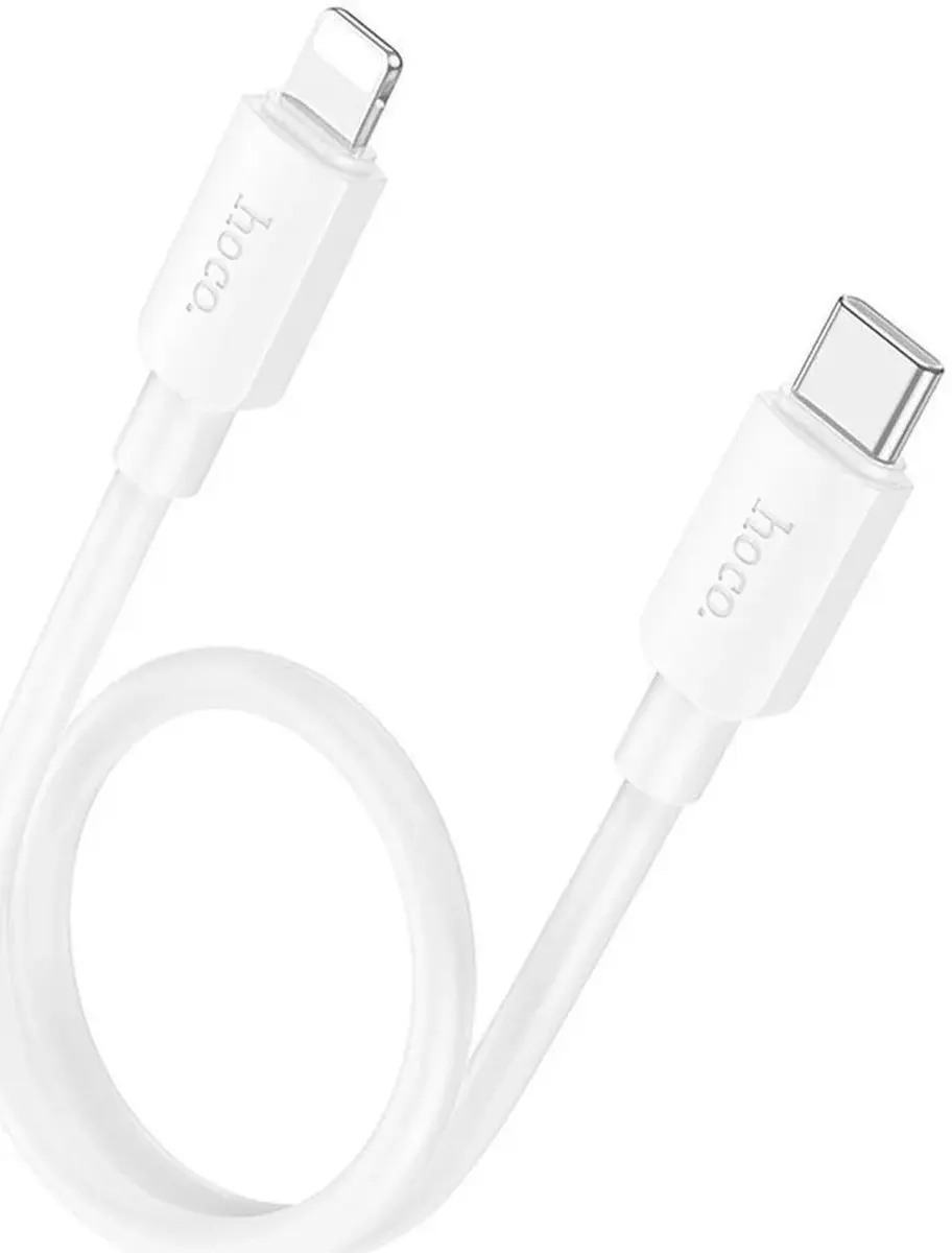 Hoco X96 USB-C naar Lightning Laadkabel 20W PD - 0.25m - Wit