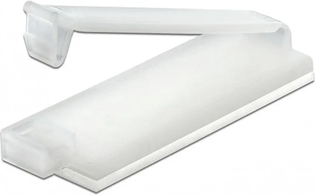 Delock Kabelhouder met vergrendelclip Zelfklevend - 10 Stuks
