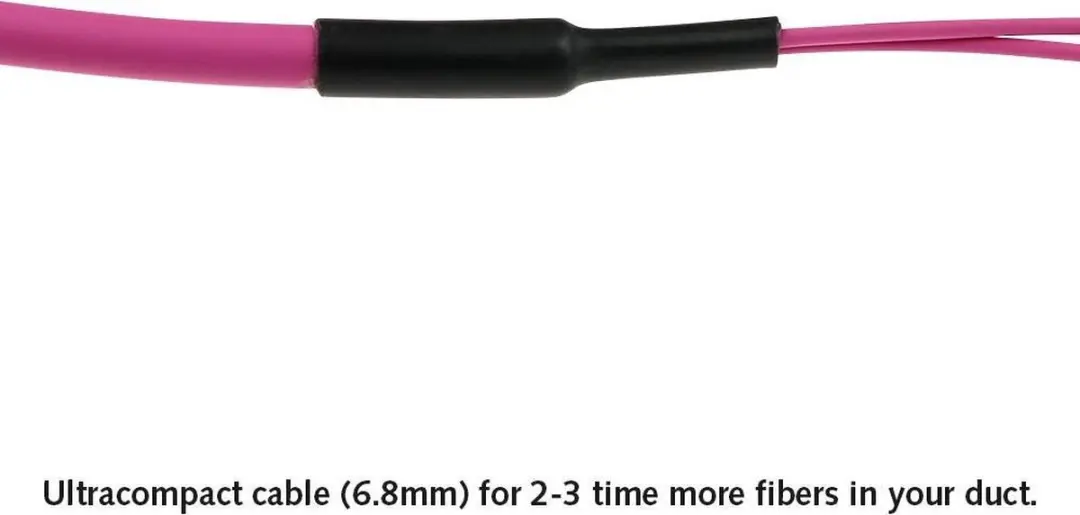 ACT 15m Multimode OM4 Glasvezelkabel MTP/MPO - Violet
