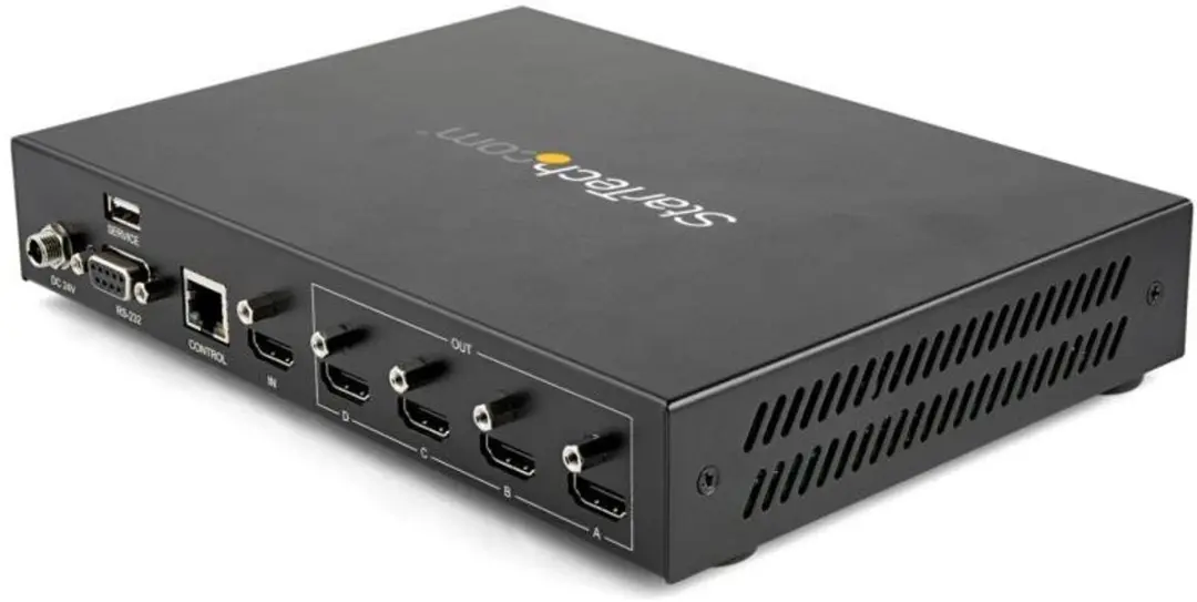 Startech ST124HDVW 2x2 Videomuurcontroller 4K 60Hz - Zwart - afbeelding 6 van 6