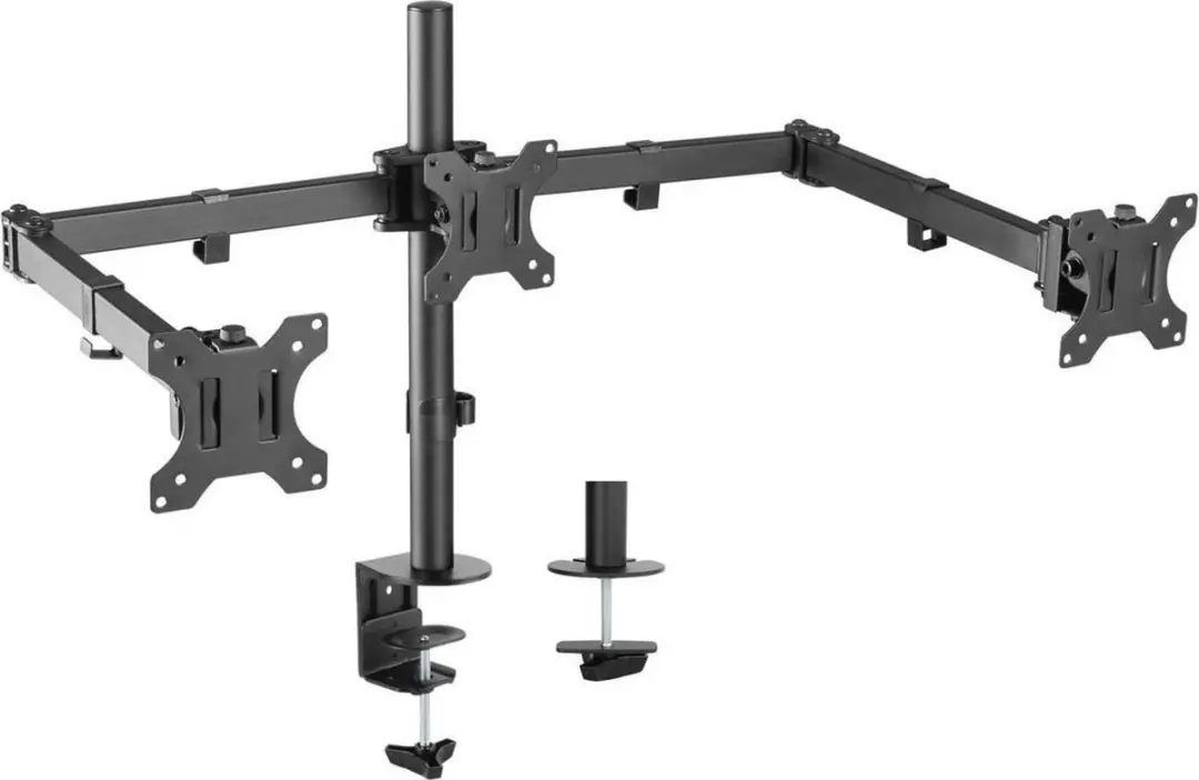 NÖRDIC GAME-N1001 Triple Monitorarm - Zwart