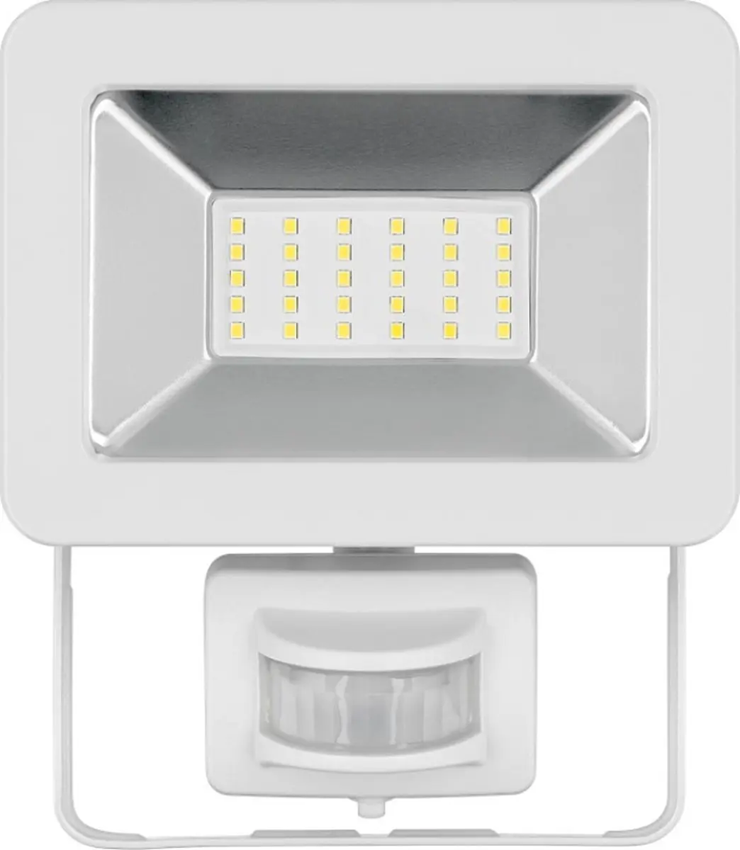 Goobay LED-schijnwerper 30W Wit - met bewegingssensor