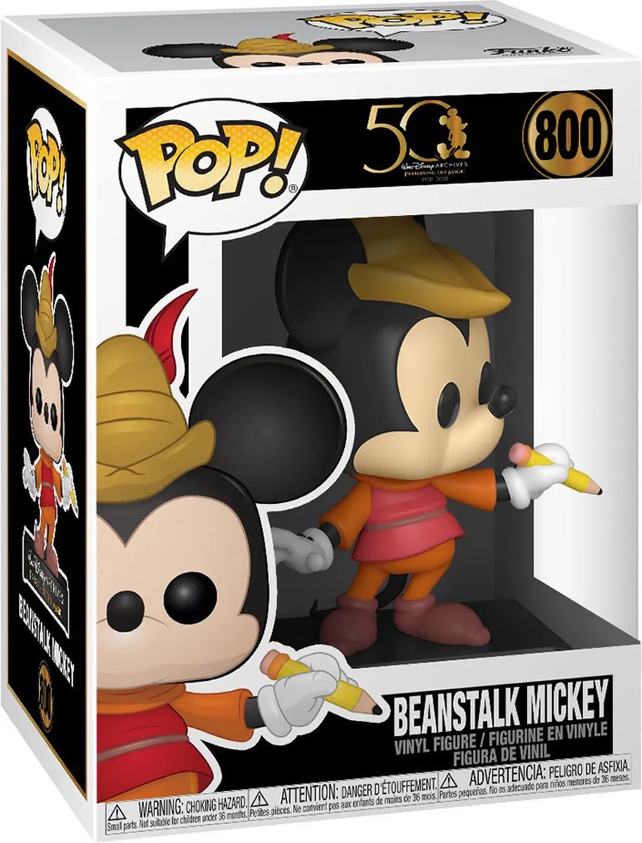 Funko Disney Archives Pop Vinyl Beanstalk Mickey - Multicolor