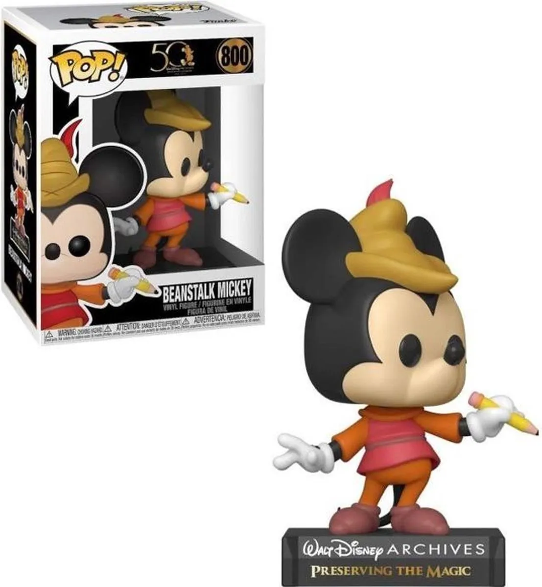 Funko Disney Archives Pop Vinyl Beanstalk Mickey - Multicolor