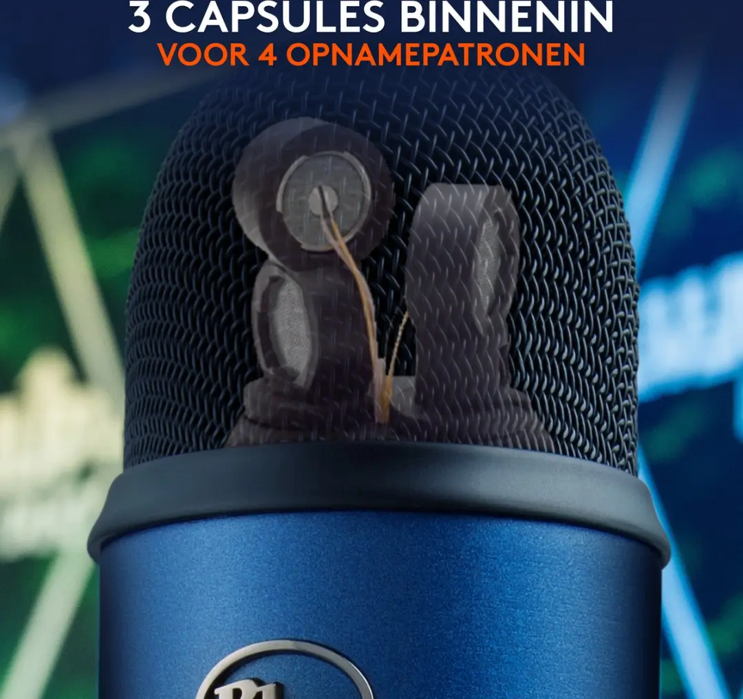 Blue Yeti 988-000232 USB Microfoon - Midnight Blue