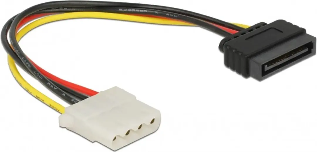 Delock SATA naar Molex Adapter 0,20m