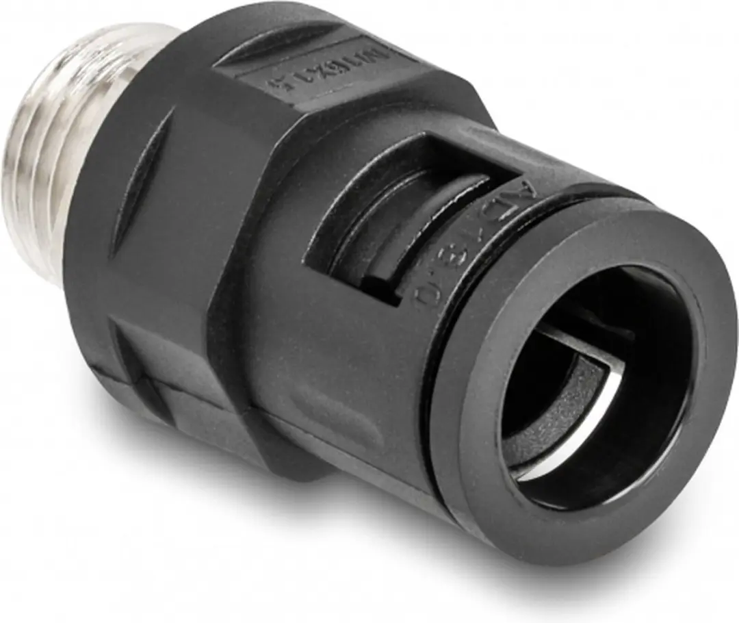 Delock Conduit Fitting M16 - 2 Stuks - Messing - Zwart