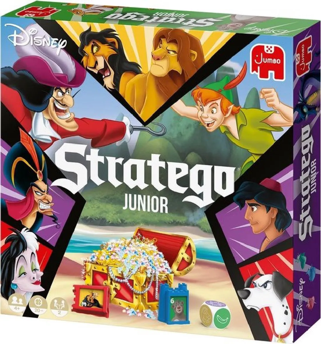Jumbo Stratego Junior Disney - 2 Spelers