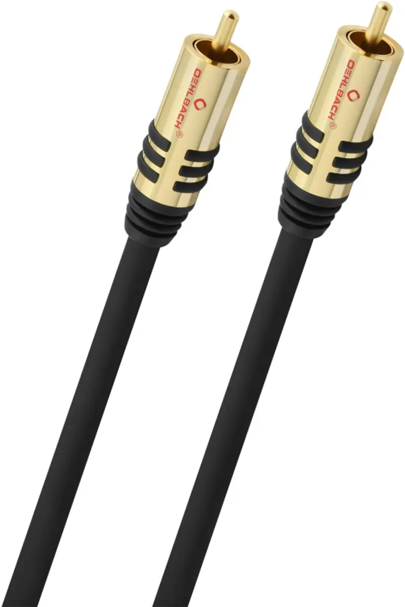 Oehlbach NF Sub Cinch Audio Kabel 8m - Zwart