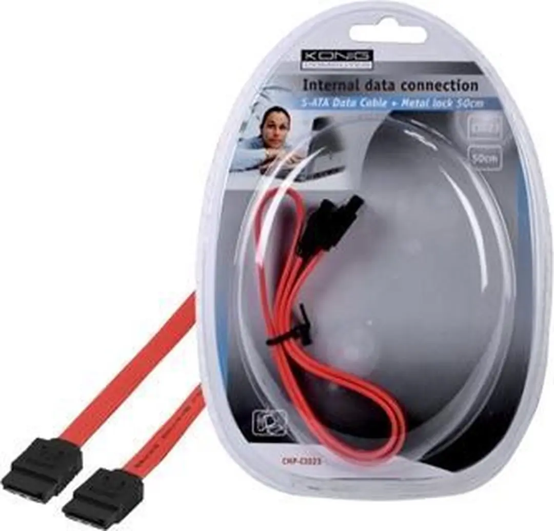 Konig S-ATA Data Kabel CMP-CI023 - Rood