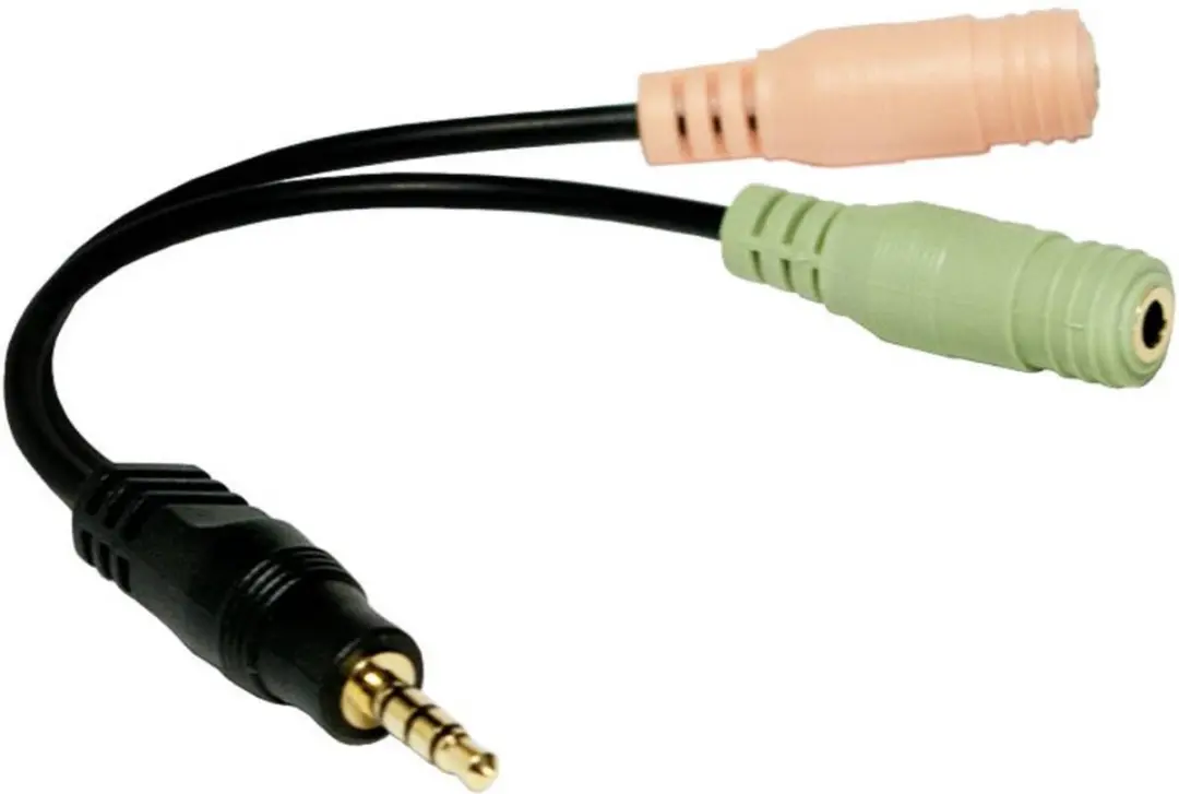 Logilink CA0021 Audio Splitter 3,5mm - Zwart