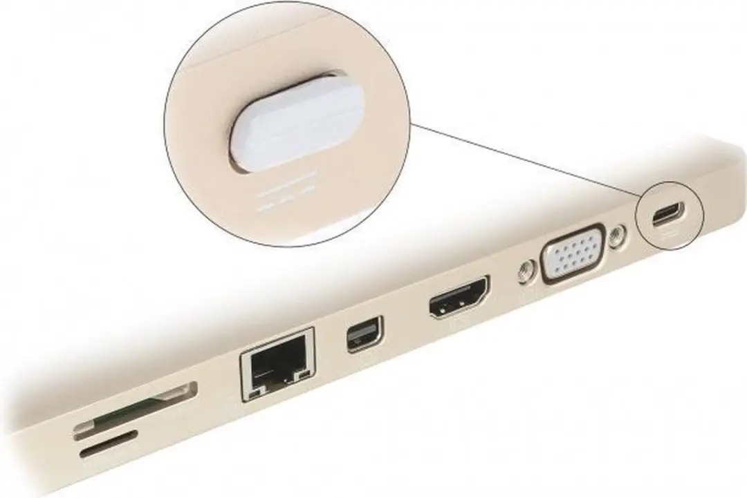 Delock USB-C Afsluitdoppen - 10 Stuks - Wit