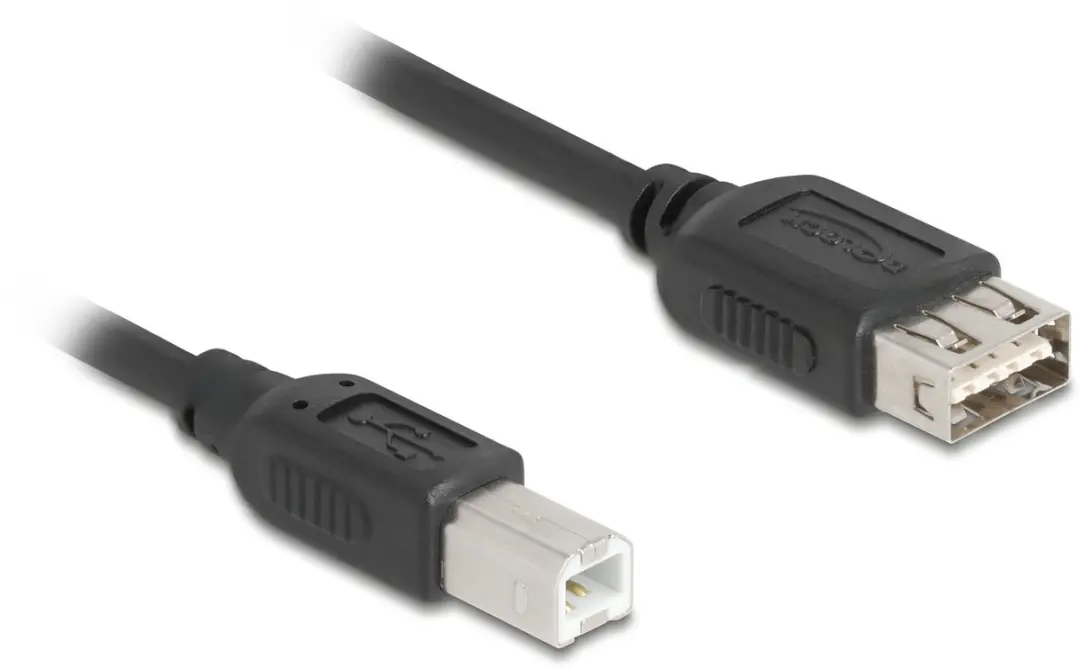 Delock USB 2.0 Kabel Type-B naar Type-A Vrouwelijk 0,5m